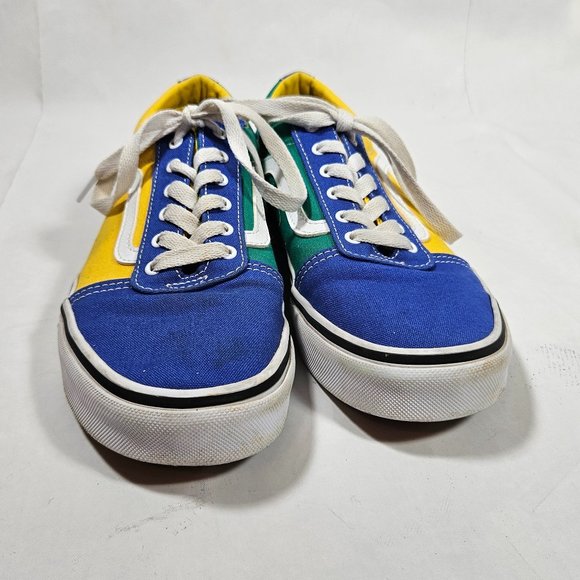 Vans Colorblock Ward Low Checker Tape Multi Color Youth Size 5 Sneakers Skater - Picture 4 of 8